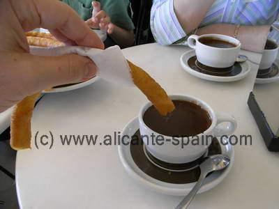 chocolate with churros