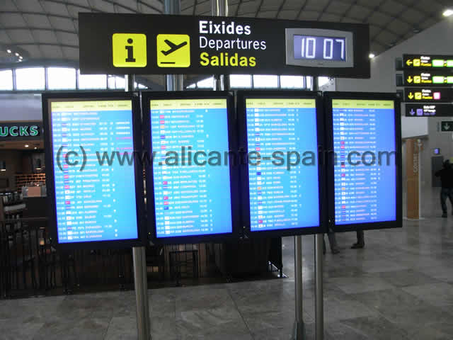 FLIGHT DEPARTURES ALICANTE AIPORT SPAIN flight departures alicante aiport spain: