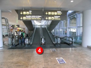 alicante-airport-stairs-to-car-hire-and-parking-building Stairs to Car Hire and Parking Building at Alicante Airport