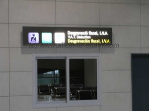 alicante-airport-vat-deduction-office Tax or VAT office at Alicante airport