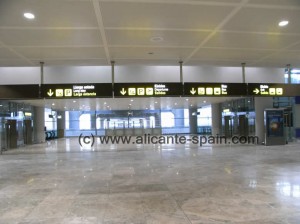 alicante-arrival-area-1 View at Arrival Area at Alicante Airport (No.2 on Arrival Area Map)